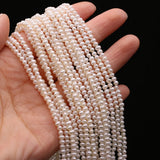 Fresh Water Pearl Beads Punch Pearl 3-3.5mm for DIY Jewelry Making