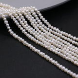 Fresh Water Pearl Beads Punch Pearl 3-3.5mm for DIY Jewelry Making