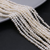 Fresh Water Pearl Beads Punch Pearl 3-3.5mm for DIY Jewelry Making