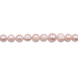Lavender Fresh Water Pearl Beads Strand 11-12mm Round Shape