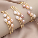 Rice Shape Pearl Bracelet for Men Women