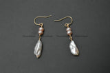 Freshwater Pearl Irregular Bead Dangle Earrings Party Jewelry