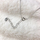 Fresh Water Pearl Necklace 925 Sterling Silver Heart Cubic Zircon Jewelry