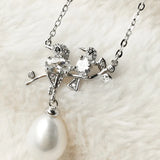 Freshwater Pearl Necklace 925 Sterling Silver Style