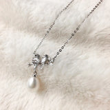 Freshwater Pearl Necklace 925 Sterling Silver Style