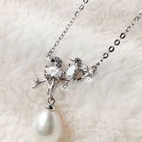 Freshwater Pearl Necklace 925 Sterling Silver Style