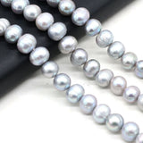 Freshwater Gray Pearl Beads 10-11mm DIY Jewelry Making Accessories