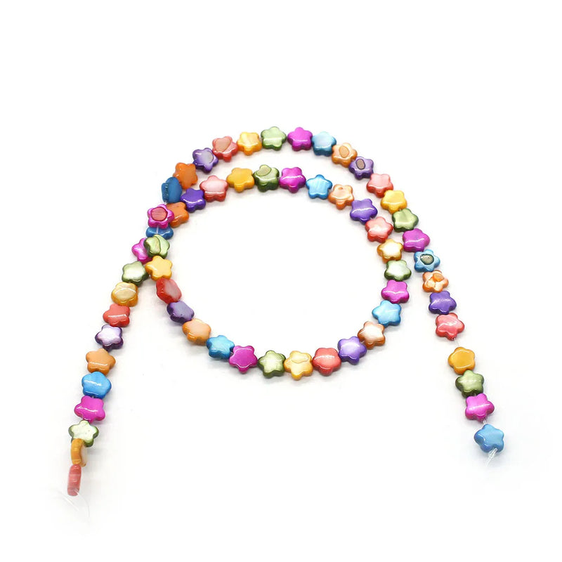 Shell Heart-shaped Beads 6mm for Women Jewelry DIY