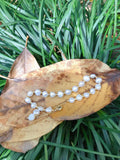 Natural Freshwater Pearl Bracelet with 14k Gold Beads