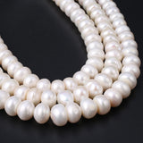 Natural Round Freshwater Pearl Beads for DIY Jewelry Making