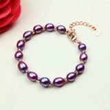 Freshwater Pearl Bracelet - 7mm Beaded Bracelet for Women