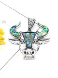 Natural Freshwater Shell Pendant Bullhead Charms for Jewelry Making