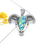 Natural Freshwater Shell Pendant Bullhead Charms for Jewelry Making
