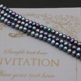 100% Natural Freshwater Nearly Round Loose Pearls Beads