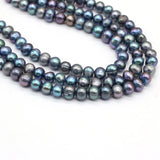 100% Freshwater Nearly Round Spacer Pearls for DIY Jewelry Making