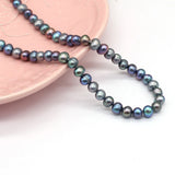 100% Freshwater Nearly Round Spacer Pearls for DIY Jewelry Making