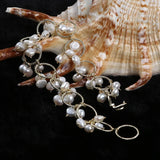 Baroque Pearl Circle Chain Bracelet 5-5.5mm Natural Freshwater Women Jewelry
