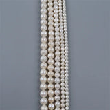 Faceted Round Pearl Strand for Jewelry Making