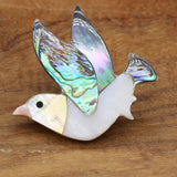 Abalone Pearl Bird Pendant for DIY Necklace Making