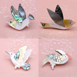 Abalone Pearl Bird Pendant for DIY Necklace Making