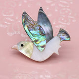 Abalone Pearl Bird Pendant for DIY Necklace Making