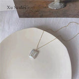 Baroque Pearl Pendant Necklace S925 Sterling Silver Jewelry