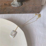 Baroque Pearl Pendant Necklace S925 Sterling Silver Jewelry