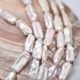 Baroque Pearl Beaded Rectangle Beads for Jewelry Making