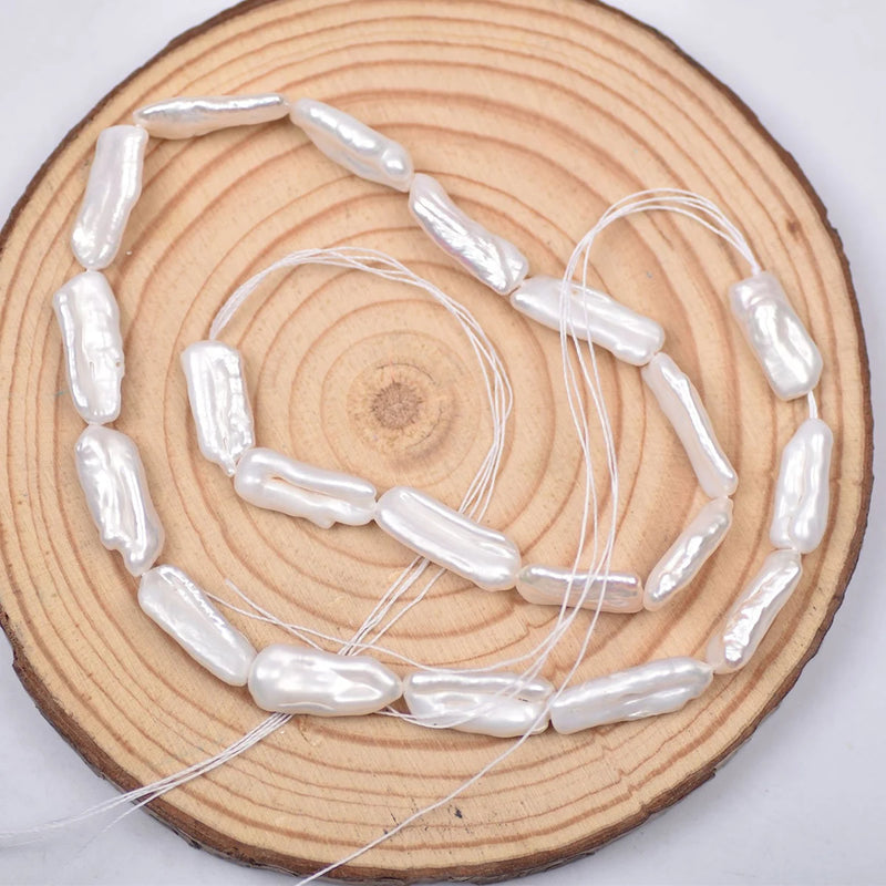 Baroque Pearl Beaded Rectangle Beads for Jewelry Making