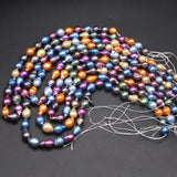 Baroque Pearl Beads Multicolor Plated for Jewelry Making