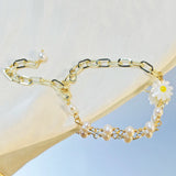 Baroque Pearl Bracelet Chrysanthemum Beads Adjustable Girls Jewelry
