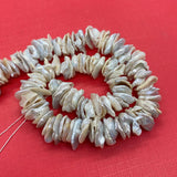 Baroque Pearl Flat Beads for Jewelry Making DIY Earrings Bracelets