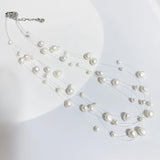 Baroque Pearl Necklace For Women Wedding Party Jewelry