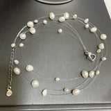 Baroque Pearl Necklace For Women Wedding Party Jewelry