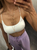 Baroque Pearl Pendant Necklace A-Z Initial Necklaces for Women