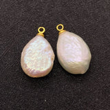 Baroque Pearl Pendant Rectangular Water Drop Jewelry Making