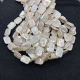 Baroque Pearls 14x18mm Irregular Rectangle Beads DIY Jewelry Making