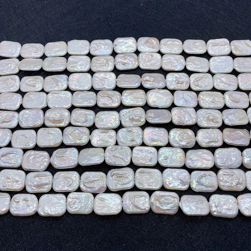 Baroque Pearls 14x18mm Irregular Rectangle Beads DIY Jewelry Making