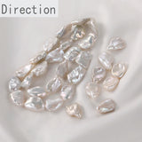 Baroque Shaped Water Drop Pearl for Diy Earrings Necklace Pendant
