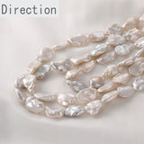Baroque Shaped Water Drop Pearl for Diy Earrings Necklace Pendant