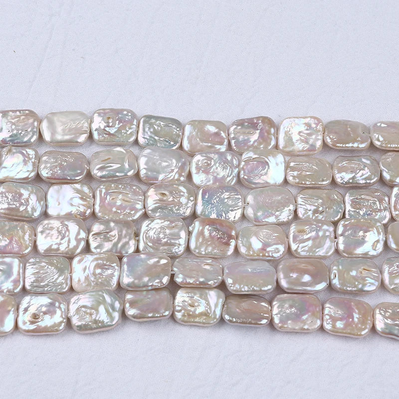Freshwater Pearl Beads 15-17mm High Punched Loose Beads