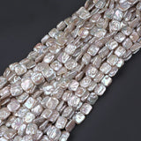 Freshwater Pearl Beads 15-17mm High Punched Loose Beads