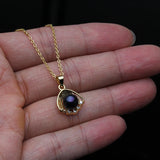 Natural Freshwater Pearl Pendant Necklace Women Boho Statement Necklace