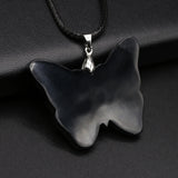 Freshwater Shells Necklace Pendant Butterfly Shape Charms for Jewelry Making
