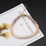 Pearl Bead Bracelet Pink Purple Colors Women Party Gift