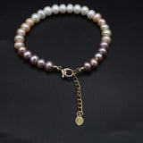 Pearl Bead Bracelet Pink Purple Colors Women Party Gift
