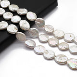 Baroque Coin Shape Pearl Beads for Jewelry Making