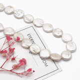 Baroque Coin Shape Pearl Beads for Jewelry Making