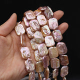Baroque Rectangle Freshwater Pearl Beads for Jewelry Making