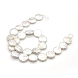 Freshwater Pearl Button Beads DIY Necklace Jewelry
